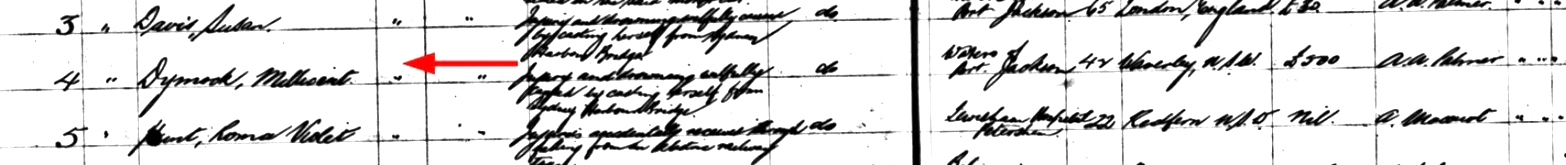 Coroner’s Register